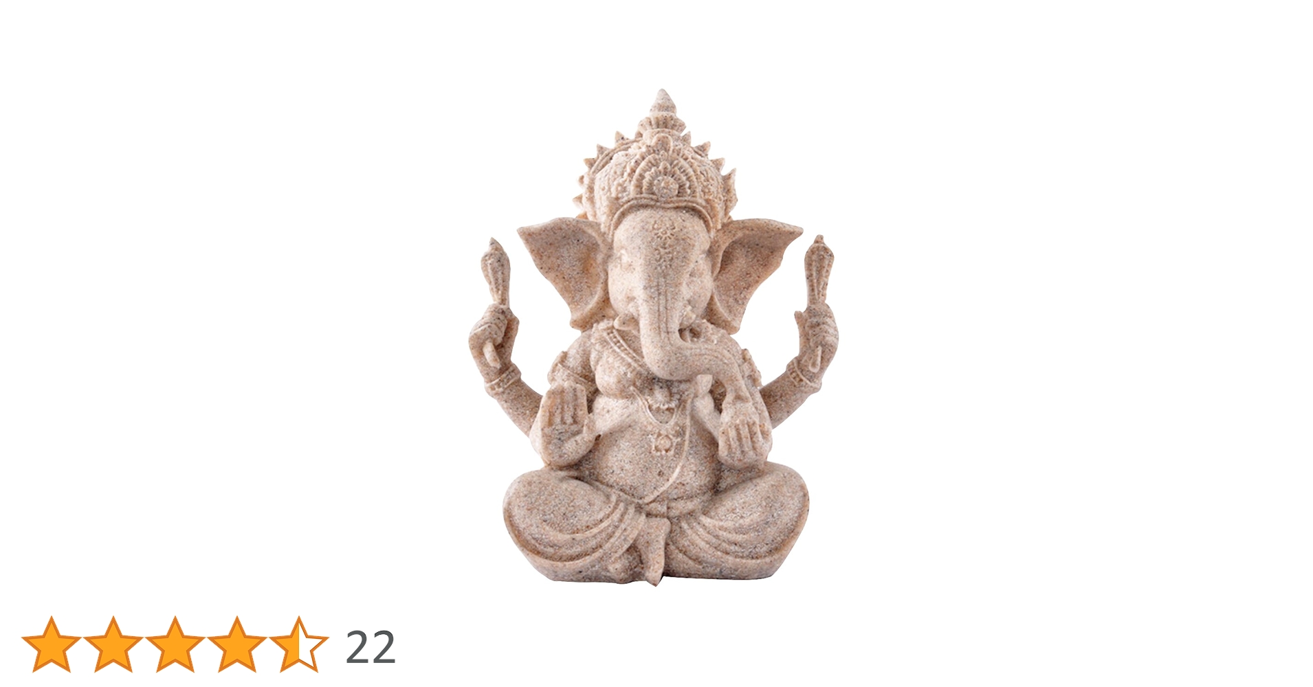仏教美術　古銅　インド神　５面ガネーシャ象神　置物　M　R5207 仏教美術 古銅 インド神 5面ガネーシャ象神 置物 M R5207